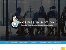 Tablet Screenshot of motivesinmotion.com